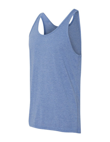 Jersey Tank Tops - Blue Triblend