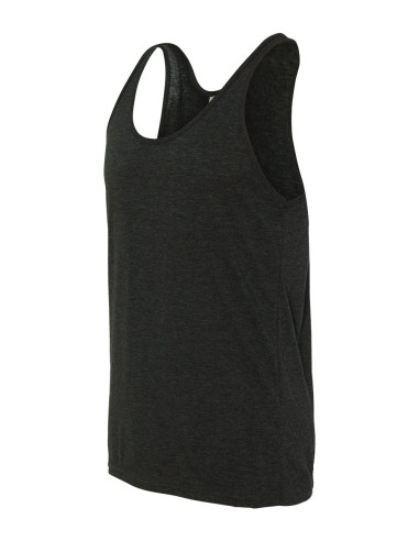 Jersey Tank Tops - Charcoal Black Triblend