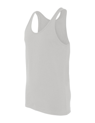 Jersey Tank Tops - Silver