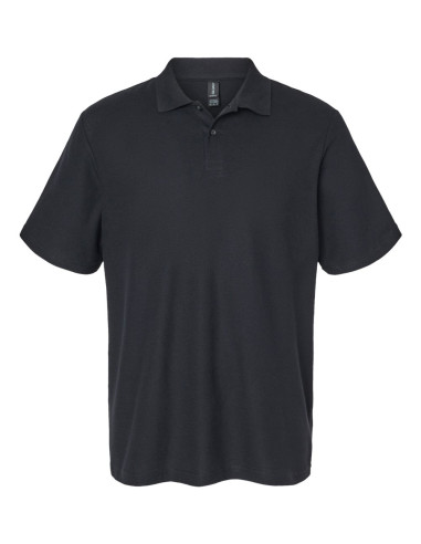 Softstyle Adult Pique Polo - Black