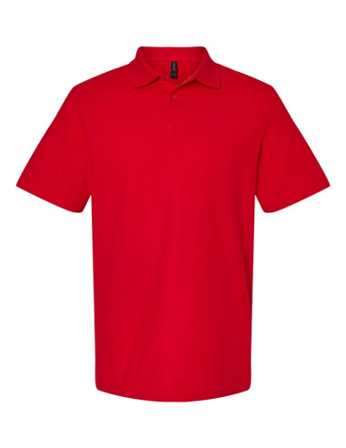 Softstyle Adult Pique Polo - Cherry Red