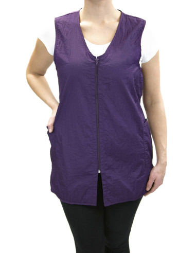 Zipper Vest - Purple