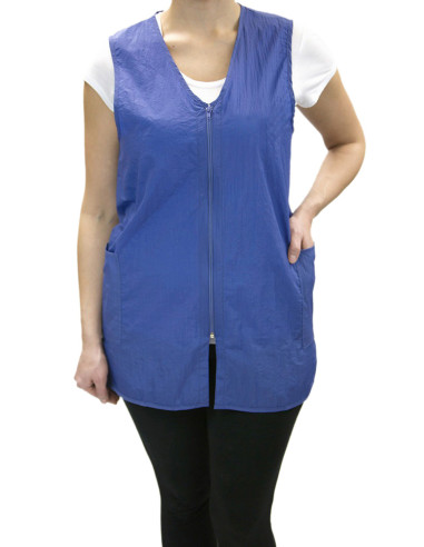 Zipper Vest - Blue