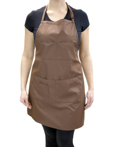 Vinyl Apron - Brown