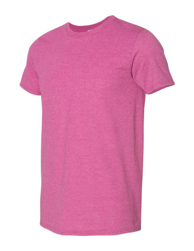 Heathered Softstyle T-Shirt - Heather Berry