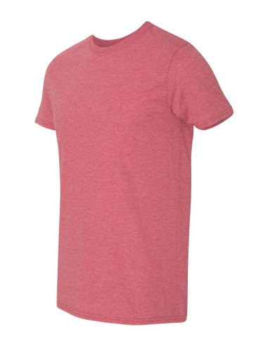 Heathered Softstyle T-Shirt - Heather Cardinal Red