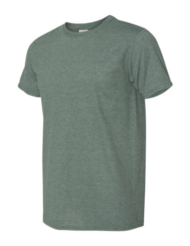 Heathered Softstyle T-Shirt - Heather Forest