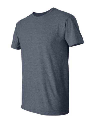 Heathered Softstyle T-Shirt - Heather Navy