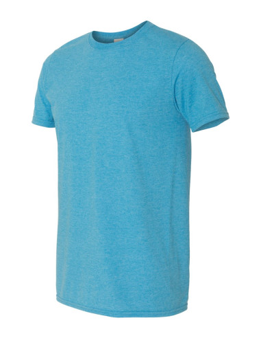 Heathered Softstyle T-Shirt - Heather Sapphire