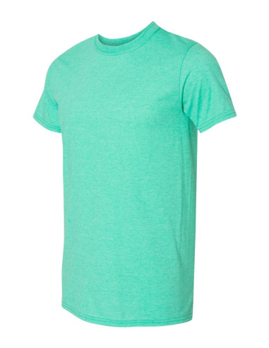 Heathered Softstyle T-Shirt - Heather Seafoam