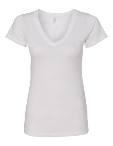 Women's V-Neck T-Shirt - White