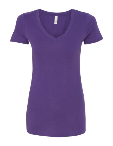 Women's V-Neck T-Shirt - Purple