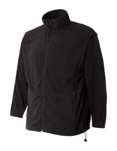 Microfleece Full-Zip Jacket - Onyx Black