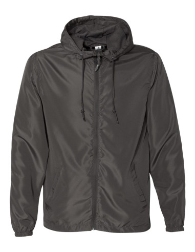 Lightweight Windbreaker Full-Zip Jacket - Graphite