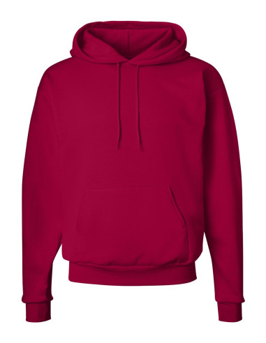 Hooded Sweatshirt - Deep Red